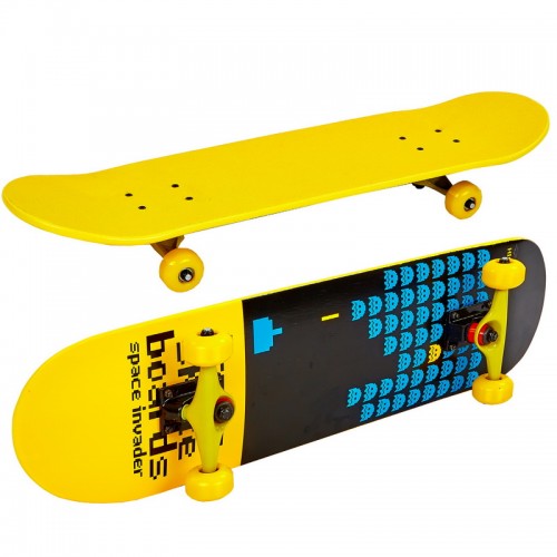 Скейтборд в зборі PLAYBABY 790х190х10 мм жовтий, код: SK-5615_Y