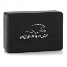 Блок для йоги PowerPlay Yoga Brick EVA чорний, код: PP_4006_Black
