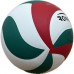 М"яч волейбольний Ronex 6000PU №5, червоний-білий-зелений, код: RX-V5M6000PU-WS