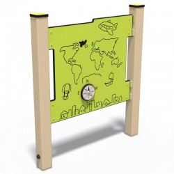 Ігрова панель InterAtletika Мапа світу, 917х87х1064 мм, код: LK610-SM