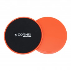 Диски-слайдери для ковзання (глайдингу) Cornix Sliding Disc 2 шт, помаранчевий, код: XR-0180
