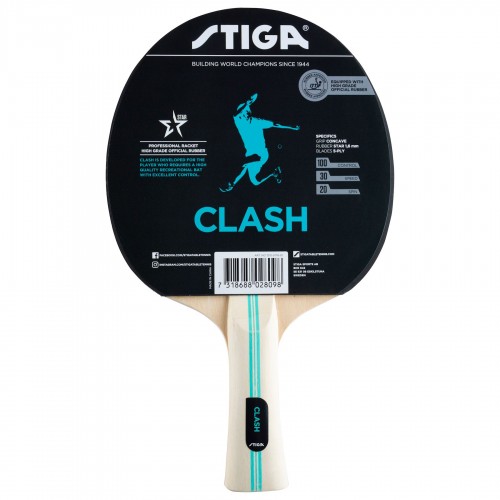 Ракетка для настільного тенісу Stiga Clash Hobby FL, код: 931283-SVA