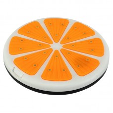 Диск здоров"я масажний з магнітами FitGo 300 мм, помаранчевий-білий, код: FI-0902_OR