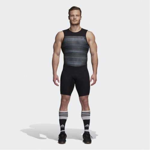 Костюм для важкої атлетики Adidas CrazyPowerSuit M, чорний, код: 15560-569
