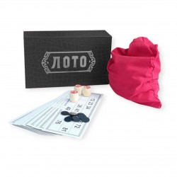 Настільна гра лото SNS LD-8821 23х13 см у чорнийй коробочці, код: 12724-SNS