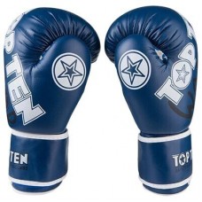 Боксерські рукавички TopTen Warrior 10oz, синій, код: TTW-10B-WS