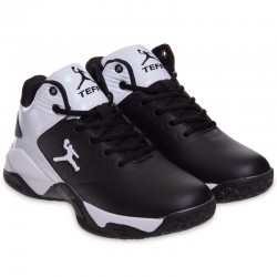 Кросівки для баскетболу Jdan розмір 41 (26см), чорний-білий, код: OB-929-1_41BKW