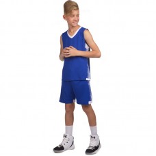 Форма баскетбольна дитяча PlayGame Lingo S (ріст 160) синій-білий, код:  LD-8018T_SBLW