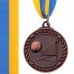 Медаль спортивная с лентой PlayGame Волейбол золотой, код: C-7018_G
