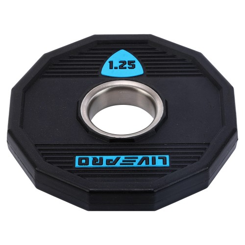 Блини диски поліуретанові 2 Handle металева втулка LiveUp ø51мм, 1,25кг, чорний, код: LP8023-1_25-S52 Блини диски поліуретанові 2 Handle металева втулка LiveUp ø51мм, 1,25кг, чорний, код: LP8023-1_25-S52