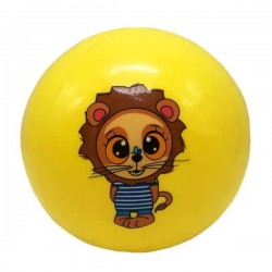 М"ячик гумовий Toys Звірятка 15,2 см, жовтий, код: 204508-T