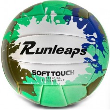 М"яч волейбольний Runleaps Green Purple №5, зелений-фіолетовий, код: 2000200211877
