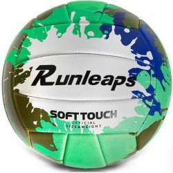 М"яч волейбольний Runleaps Green Purple №5, зелений-фіолетовий, код: 2000200211877