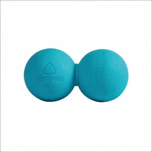 М"ячик подвійний для масажу LivePro Therapy Massage Peanut Ball 140x65 мм, блакитний, код: 6951376102949 М"ячик подвійний для масажу LivePro Therapy Massage Peanut Ball 140x65 мм, блакитний, код: 6951376102949