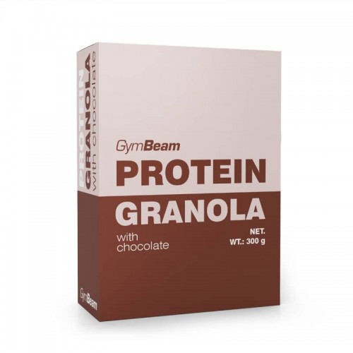 Протеїнова гранола з шоколадом GymBeam 5x300г, код: 8586022213588-5