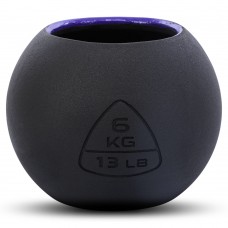 Гиря-дзвін чавунна пофарбована Ball Bell LiveUp 6кг, чорний, код: LP8047-13LB-S52