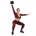 Гиря-дзвін чавунна пофарбована Ball Bell LiveUp 6кг, чорний, код: LP8047-13LB-S52
