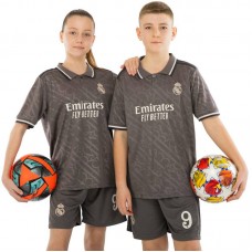 Форма футбольна дитяча PlayGame із символікою Real Madrid Mbappe 9 резервна 2025, розмір 20, зріст 115-125, сірий, код: CO-4646_20