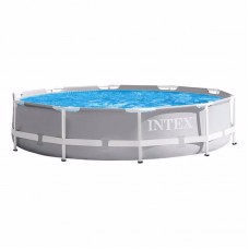 Круглий каркасний басейн Intex Prism Frame Pool, 3050x760 мм, код: 26702-IB
