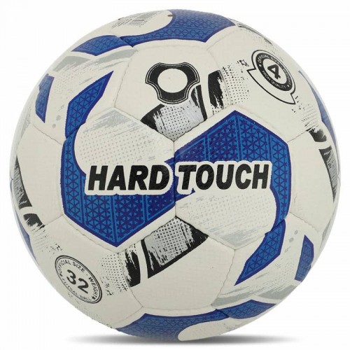 М"яч для футзалу Hard Touch PU Hydro Technology №4, білий-синій, код: FB-5038_WBL