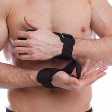 Накладки для підтягування та тяги BioGym чорний, код: TA-501