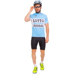 Велоформа короткий рукав Spoint Lotto 2XL-80-85кг-185-188см, синій-чорний, код: MS-6819-BL_2XL