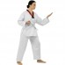 Кімоно для тхеквондо (добок) FitBox, розмір 00 (зріст 130), білий, код: BO-1643_00