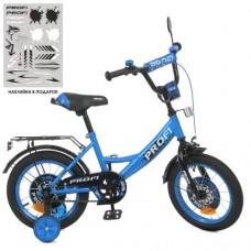 Велосипед дитячий Profi Kids Original Boy d=14, синьо-чорний, код: Y1444-1-MP