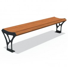Лавка без спинки InterAtletika 1800х458х433 мм, код: LP030-SM