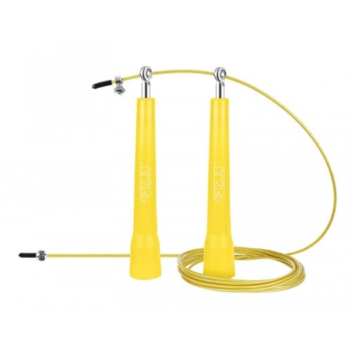 Скакалка швидкісна для кросфіту 4Fizjo Standard+ 300 см, жовтий, код: P-5907739311535 Скакалка швидкісна для кросфіту 4Fizjo Standard+ 300 см, жовтий, код: P-5907739311535