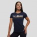 Футболка жіноча GymBeam Clothing Grow T-shirt Navy XXL, темно-синій, код: 221916-GB