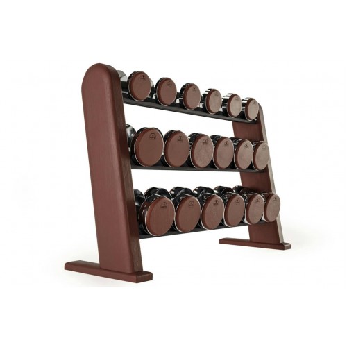 Гантельний ряд з стійкою Nohrd Club Ash 9 пар (5-25 кг), 320 кг, дерево ясен, код: HC-NH-25.101-IN Гантельний ряд з стійкою Nohrd Club Ash 9 пар (5-25 кг), 320 кг, дерево ясен, код: HC-NH-25.101-IN