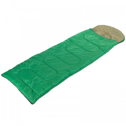 Спальний мішок ковдра Camping з капюшоном, зелений, код: SY-4142_G-S52