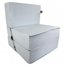 Безкаркасне крісло розкладачка Tia-Sport Поролон, оксфорд, 2100х800 мм, світло-сірий, код: sm-0920-11-38