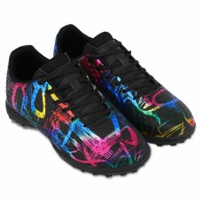 Сороконіжки футбольні Lijin розмір 39, чорний-фуксія-синій, код: 2503-1-35-39-2_39 Сороконіжки футбольні Lijin розмір 39, чорний-фуксія-синій, код: 2503-1-35-39-2_39