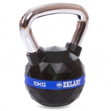 Гиря для кроссфіта з хромованою ручкою BioGym 10 кг, код: FI-1973-10-S52