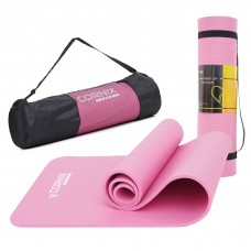 Килимок для йоги та фітнесу Cornix Pink 183x61x1 cм, код: XR-0010