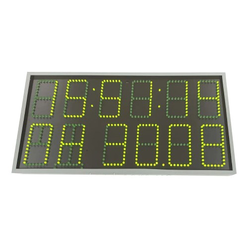 Багатофункціональний табло (години, дня тижня, календаря, термометр) LedPlay 600х300х50 мм, код: 07582-ST
