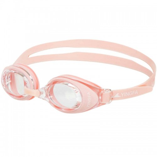 Окуляри для плавання дорослі Yingfa прозорий-рожевий, код: Y6600AF_TP