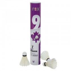 Волани для бадмінтону Fox 12 шт, білий, код: B309-S52 Волани для бадмінтону Fox 12 шт, білий, код: B309-S52