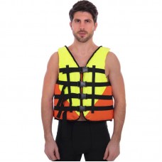 Жилет рятувальний FitGo XL (90-110 кг), помаранчевий-жовтий, код: PL-3548-90-110_OR Жилет рятувальний FitGo XL (90-110 кг), помаранчевий-жовтий, код: PL-3548-90-110_OR
