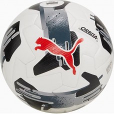 М"яч футбольний Puma Orbita 1 TB FIFA Quality Pro №5, білий-чорний-червоний, код: 4067981509058