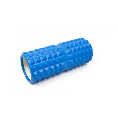 Масажний ролик EasyFit Grid Roller 33 см v.1.2 синій, код: EF-2022-Bl