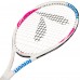 Ракетка для великого тенісу дитяча Teloon 23", 7-9 років, білий-рожевий, код: 3511-23