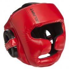 Шолом боксерський з повним захистом Zelart L, червоний, код: BO-1355_LR-S52