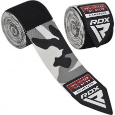 Бинти для боксу RDX WX Professional Boxing Hand Wraps 4.5 м, сірий, код: HWX-RC+