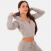 Толстовка жіноча GymBeam Clothing Zip-up TRN Grey XS, сірий, код: 220321-GB