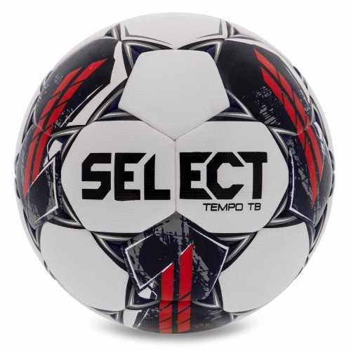 М"яч футбольний Select Tempo TB FIFA Basic V23 №4, білий-сірий, код: TEMPO-4WGR