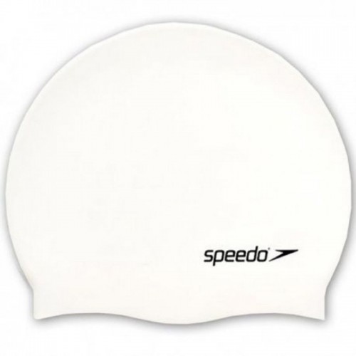 Шапка для плавання дитяча Speedo Flat Silicone Cap Team Ju білий, код: 5151746380040