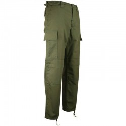 Штани тактичні Kombat M65 BDU Ripstop Trousers розмір 34, оливковий, код: kb-m65bdurt-olgr-34